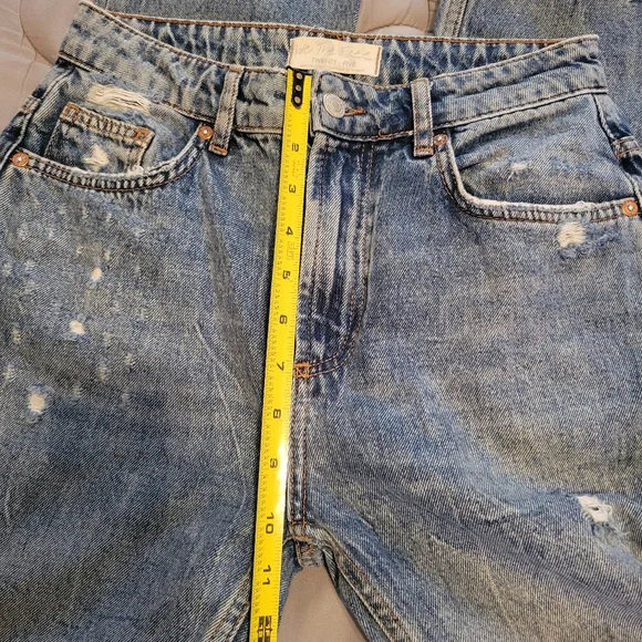 Free People We The Free Distressed Jeans Size 25 - Picture 8 of 12